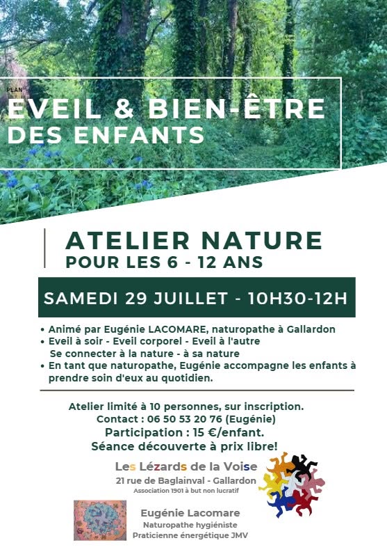 Atelier Nature : Éveil & Bien-être des Enfants