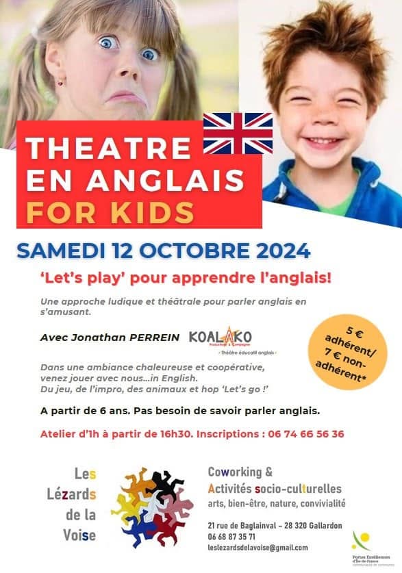 Théâtre en Anglais for Kids