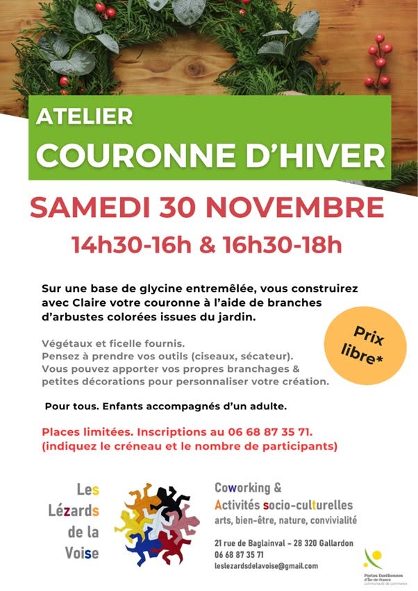 Atelier Couronne d'Hiver