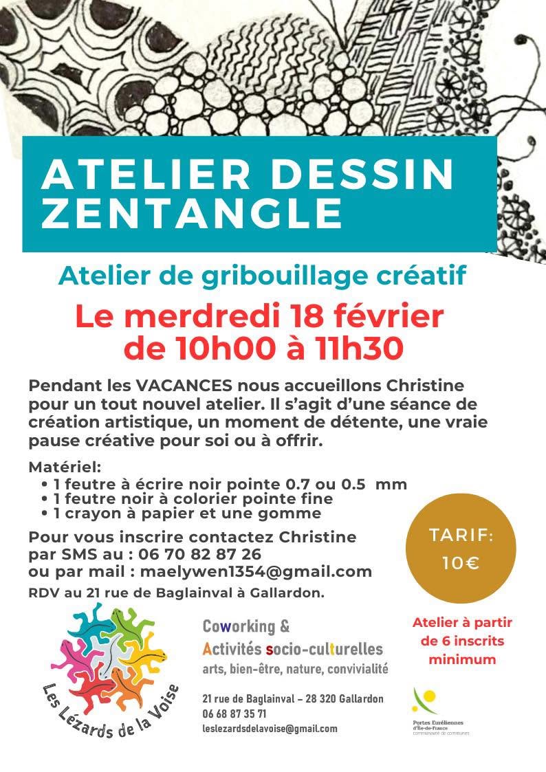 Atelier Dessin Zentangle